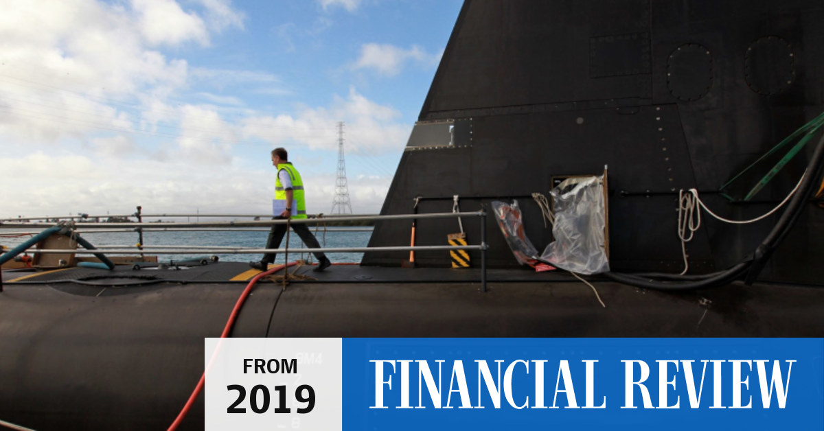 Hundreds of submarine jobs set to go west under maintenance plan for